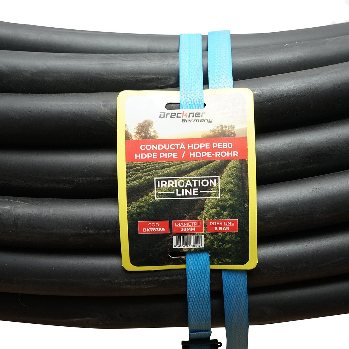 Teava apa PEHD 100M / Rola D32mm max 6 BAR Breckner Germany